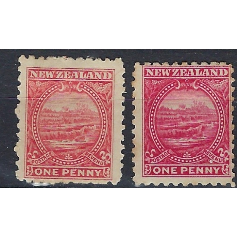 New Zealand 85; 85a MH 1900 issues (mm1344)