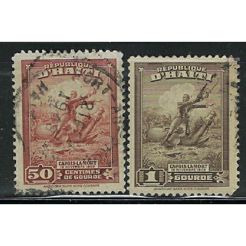 Haiti 376-77 Used 1946 issues (an8941)