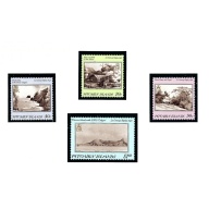 Pitcairn Is 291-94 MNH 1987 Paintings          (KA)