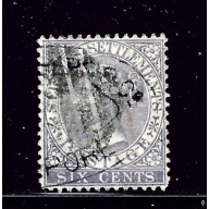 Straits Settlements 12 Used 1867 issue slightly shortened corner perf