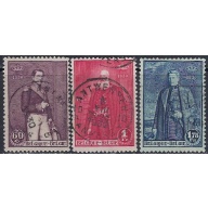 Belgium 218-20 Used 1930 set (ak6469)