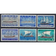 Greece 618-23 MH 1958 Ships (ak1825)