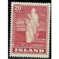 Iceland 204 LH 1938 Geyser (ap9299)
