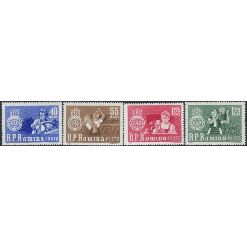 Romania 1536-39 MNH 1963 Freedom from Hunger (ak6307)