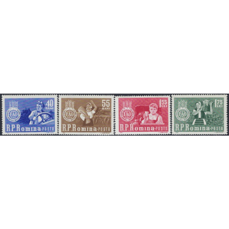 Romania 1536-39 MNH 1963 Freedom from Hunger (ak6307)