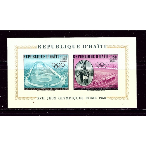 Haiti C165a MNH 1960 Olympics Imperf S/S  #2