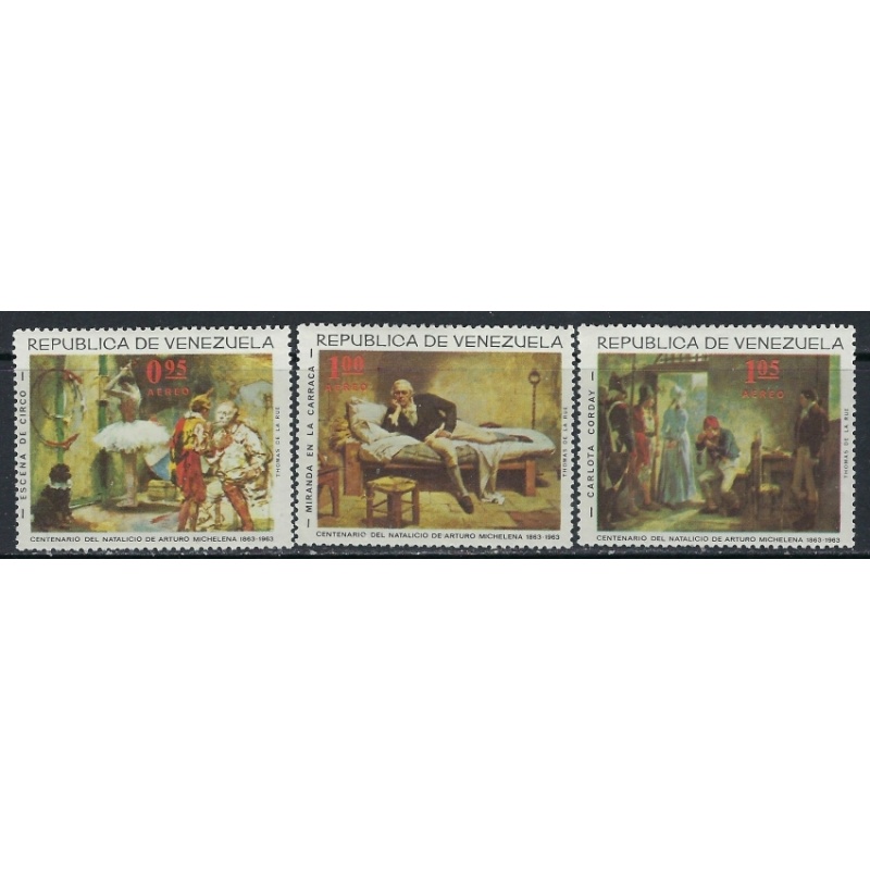 Venezuela C927-29 MLH 1966 set (ak4846)