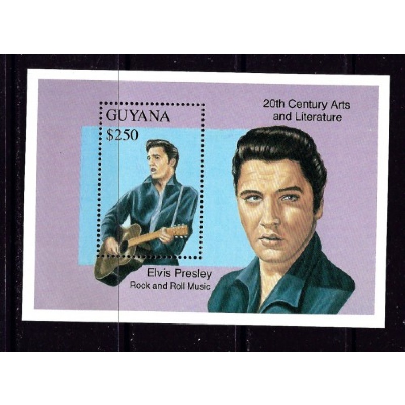 Guyana 2685 NH 1993 Elvis Presley Souvenir Sheet