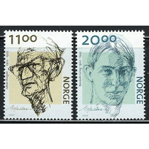 Norway 1336-37 MNH 2002 set (an5304)