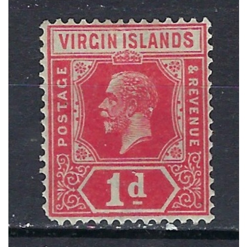 British Virgin Is 48 MH 1921 issue; short perf; wmk 4 (ak2590)