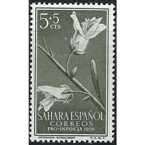 Spanish Sahara B37 MH 1956 issue (fe9622)