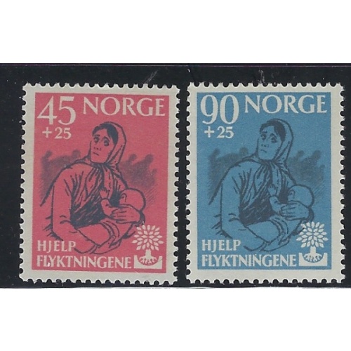 Norway B64-65 MNH 1960 World Refugee Year (an5597)