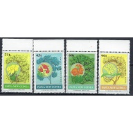 Papua New Guinea 794-97 MNH 1992 Flowering Trees (ak2605)
