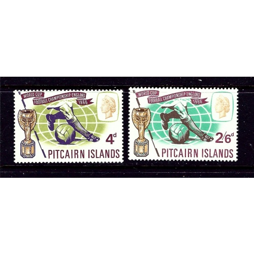 Pitcairn Is 60-61 MNH 1966 World Cup Soccer
