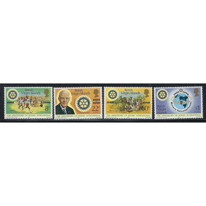 British Virgin Is 381-84 MNH 1980 set (an6374)
