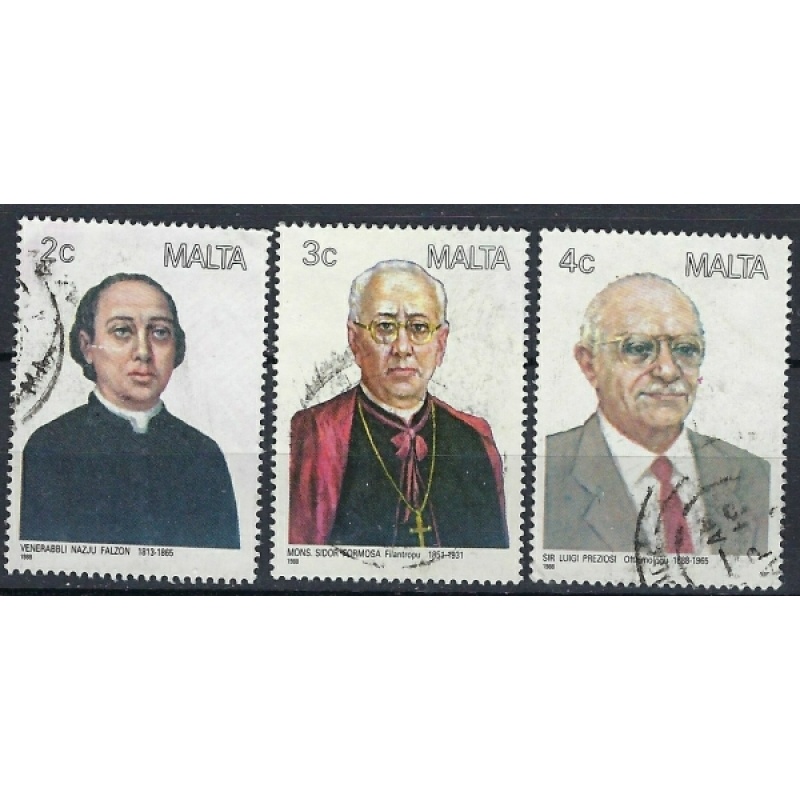 Malta 710-12 Used 1988 Part set (mm1548)