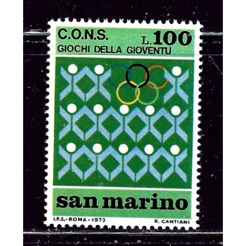 San Marino 801 MNH 1973 Youth Games (ap2925)