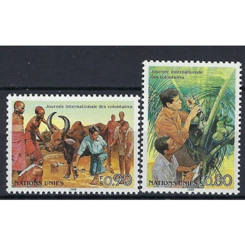 United Nations Geneva 167-68 MNH 1988 set (an7785)