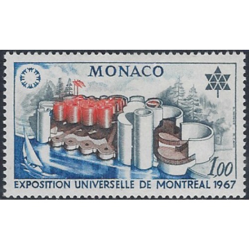 Monaco 667 MH 1967 issue (ak6840)