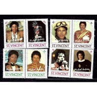 St Vincent 894-97 MNH 1985 Michael Jackson    (ap1585)
