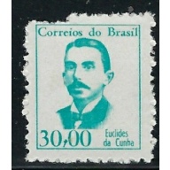 Brazil 989 MLH 1966 issue; missing part of top (fe7414)