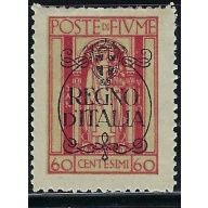 Fiume 191 MH 1924 Overprint (fe9833)