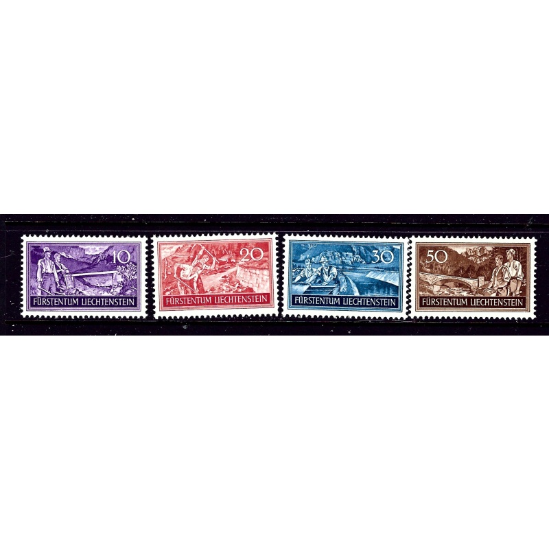 Liechtenstein 132-35 MNH 1937 set