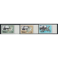 Tonga O68-70 MNH 1983 Overprints; self-adhesives (bc1008)
