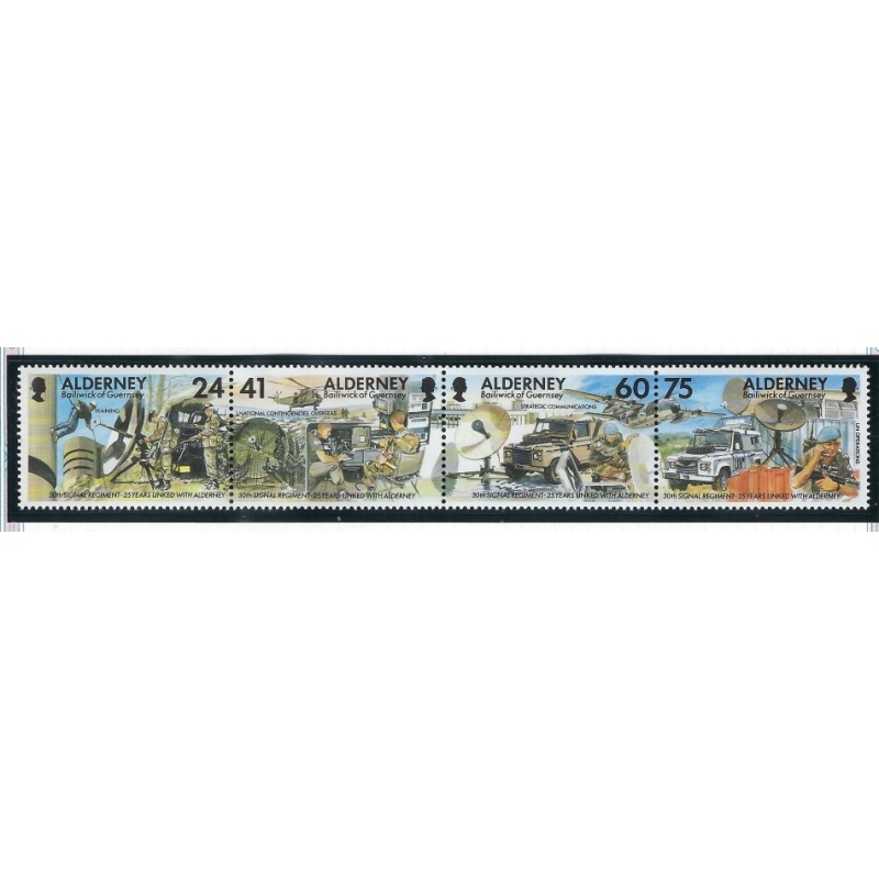 Guernsey Alderney 91 MNH 1996 Military Activities (an4529)