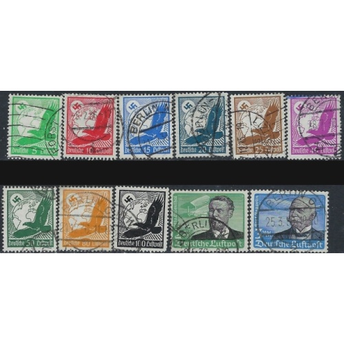 Germany C46-56 Used 1934 set (ak5770)