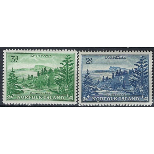 Norfolk Is 23-24 MH 1959 set (ak1103)