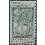Italy 134 MH 1921 issue; bit of offset on back (ak5900)