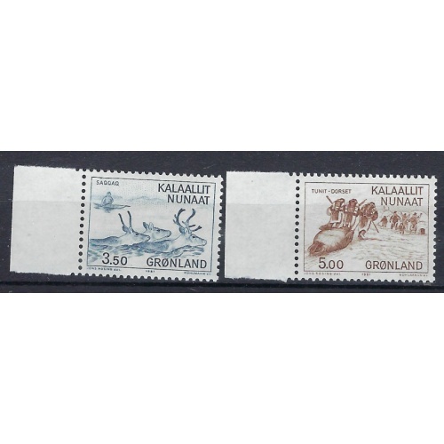 Greenland 146-47 MNH 1981 set (mm1355)