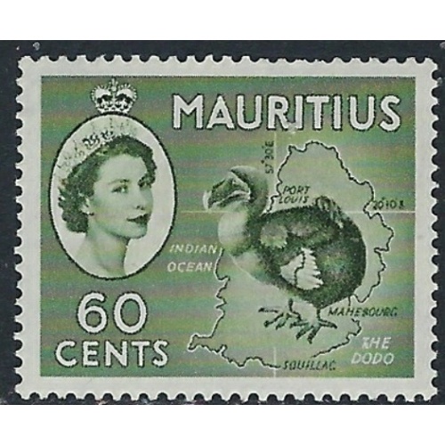Mauritius 261 MVLH 1954 issue (ak4560)