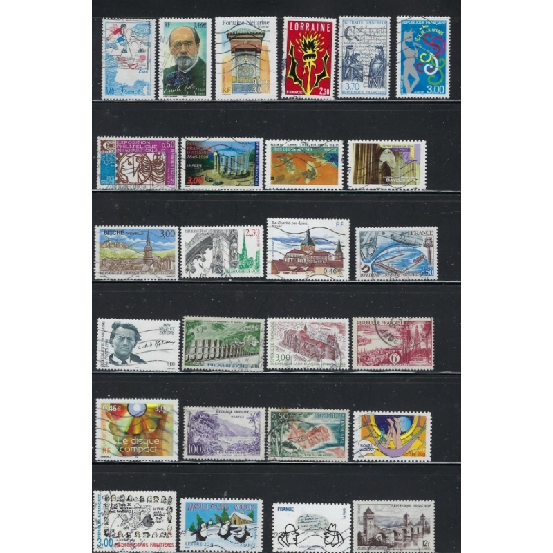 France #2 26 Used all different commemoratives (fe6565)