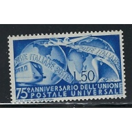 Italy 514 MNH 1949 UPU 75th Anniversaru (fe2930)
