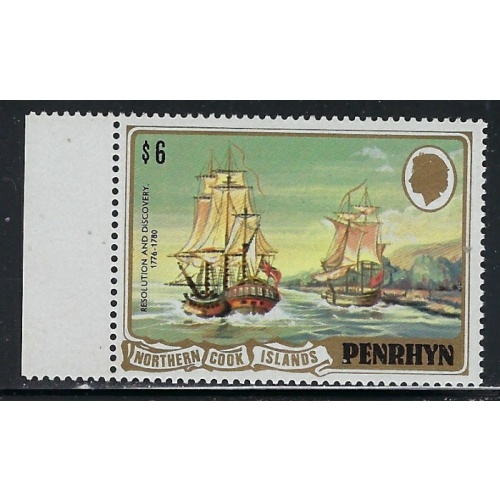 Penrhyn Is 172 MNH 1981 Ships (fe1779)