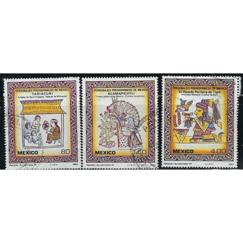 Mexico 1285-87 Used 1982 set (an3154)
