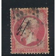 France 28 Used 1862 issue (fe5843)
