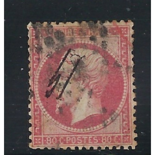 France 28 Used 1862 issue (fe5843)
