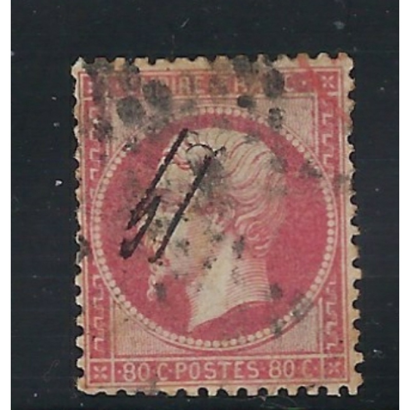France 28 Used 1862 issue (fe5843)