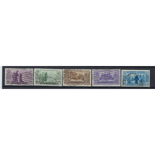 Italy 258-62 Used 1931 set (ak1122)