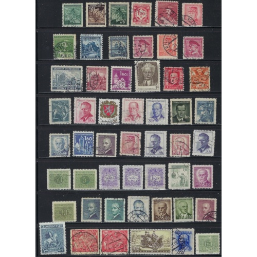 Czechoslovakia #5 52 different most used (an6628)