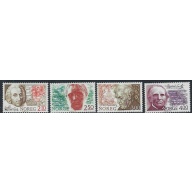 Norway 896-99 MNH 1986 Famous Men (ak4579)