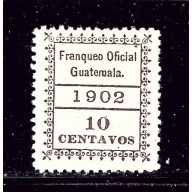 Guatemala O4 MH 1902 issue