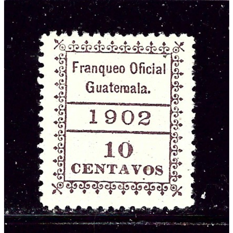 Guatemala O4 MH 1902 issue
