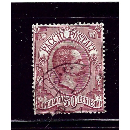 Italy Q3 Used 1884 issue few nibbed perfs