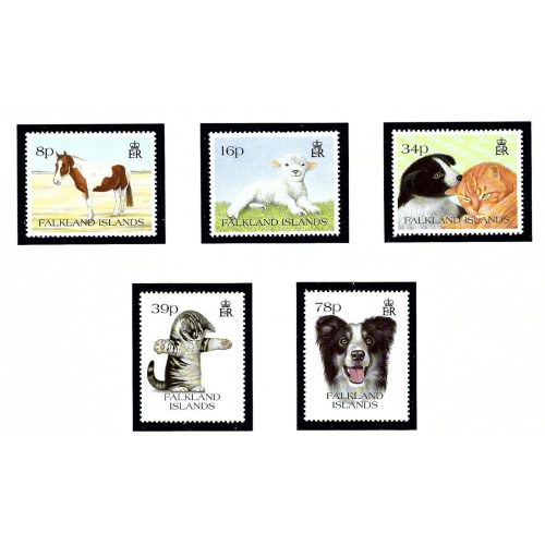 Falkland Is 588-92 MNH 1993 Pets