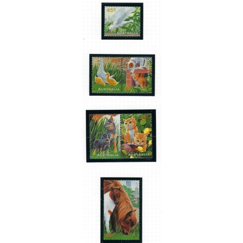 Australia 1558-63 MNH 1996 Pets (fe1332)