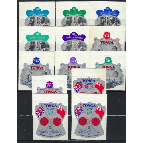 Tonga 392-96;C209-13;CO117-19 MNH 1977 set (fe6655)